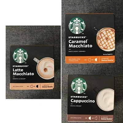 Image of Nescafe Dolce Gusto Starbucks Cappuccino x 3 Boxes (36 Capsules)