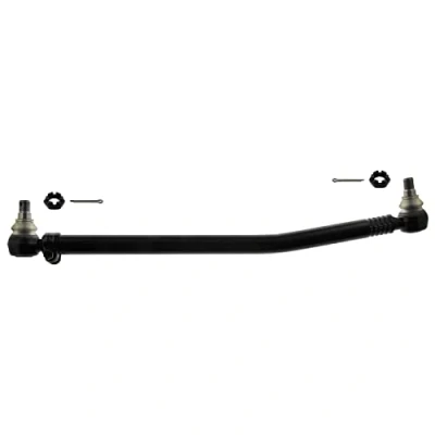 Image of 6174603505, 6174603605, A6174603505, A6174603605 Centre Rod Assembly FEBI BILSTEIN 06372 Push with castellated nut and split pins BMTS Turbo NEW