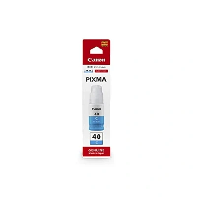 Image of Canon GI 40 C Cyan original ink refill for PIXMA G5040, G6040, G7040, GM2040, GM4040