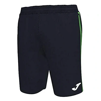 Image of Joma Men&#039;s Classic Bermuda Sport, Black Fluorescent Green, 6XS 5XS