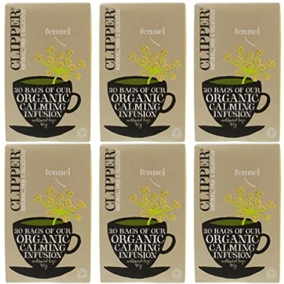 Image of (6 PACK) Clipper Organic Fennel 20 Bag 6 PACK BUNDLE