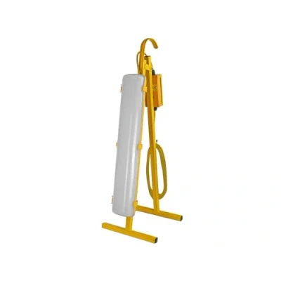 Image of Faithfull FPPSLFW30WL LED Plasterers Folding Light Low Voltage Linkable 2600 Lm 110V 3M Cable