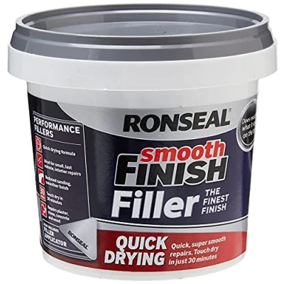 Image of Ronseal 36553 Smooth Finish Filler Quick Drying 600g , White