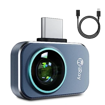 Image of InfiRay P2 Pro High Res Thermal Imaging Camera, with Powerful Analysis, Fast Picture Speed, Plug and Play, Ideal for Detecting Hot Spots, Troubleshooting, Home Repairs (for Android Type C)