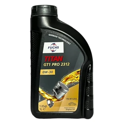 Image of FUCHS TITAN GT1 PRO 2312 Fully Synthetic Engine Oil PSA B71 Approved 1 LITRE