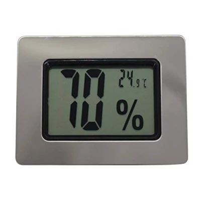 Image of GERMANUS Digital Hygrometer Q1, Silver Inside Mount, Part Number: 4260348724310