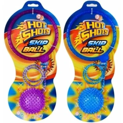 Image of HOT BARGAINS 3 X Light Up Skip Ball Flashing Ankle Spike Assorted Color Skipping Toy for Outdoor Game Beach party, Kids Summer (3)
