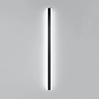 Image of Minimalist Long Wall Sconce LED Outdoor Light, IP65 Waterproof Mount Porch Lighting Fixtures, Modern Exterior Linear Sconces for Garden Patio Pathway