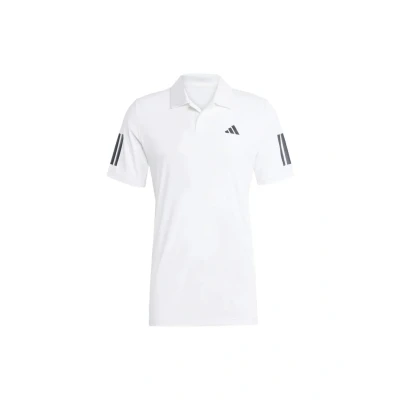 Image of adidas Performance CLUB 3 Stripes Polo shirt, Men&#039;s, Size: XS, White