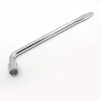 Image of TopHomer 19MM Lug Wrench Chrome Vanadium Steel L Type Wheel Nut Hex Key Socket Spanner Ideal for Repair Car