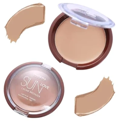 Image of Blendable Cream Bronzer, Sun Love Matte Contour Bronzer Makeup, Non Greasy and Buildable (201 Fair, 7g)