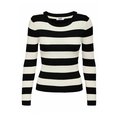Image of JDY O NECK NOOS Jumper, Women&#039;s, Size: XS, Sky captain stripes:w eggnog stripes
