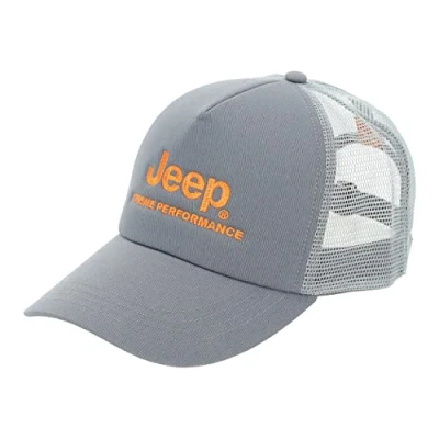 Image of JEEP O102630 J874 XP Man MESH Cap Xtreme Performance Embroidery JX22A Castlerock/Sun Orang UNI