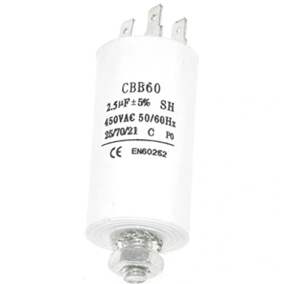 Image of Universal 2.5 UF Microfarad Appliance Motor Start Run Capacitor