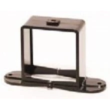 Image of Polypipe TERRAIN Rainwater 2212.23 Corniche Adjustable downpipe Clip / Bracket FOR 62mm square (GREY) ONLY SUITABLE OTHER SYSTEMS ARE DIFFERENT SIZES