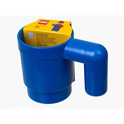Image of Lego Upscaled Mug Blue Building Kit Toys (5 yrs)