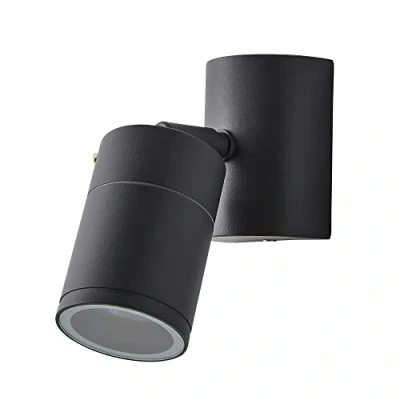 Image of LITECRAFT Irela Spotlight Adjustable Outdoor Wall Ceiling Light Anthracite