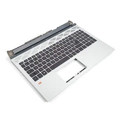 Image of Dell G15 5520/5521/5525 Palmrest &amp; FRENCH Backlit Keyboard 09YDP0 + 05T3V7 (WVMKY) Phantom Grey (Renewed)