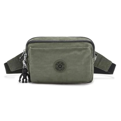 Image of Kipling ABANU MULTI Small crossbody convertible to waistbag, Green Moss (Green)