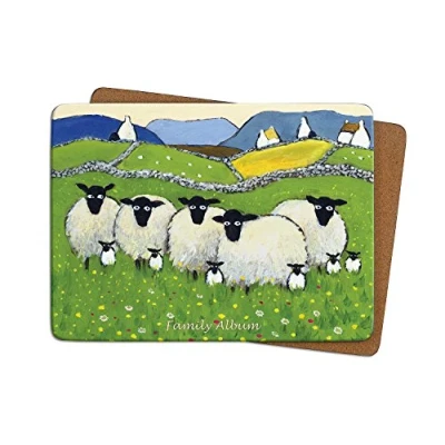 Image of MORRIGAN LTD Family Album Table Mat by Thomas Joseph Sheep Gift