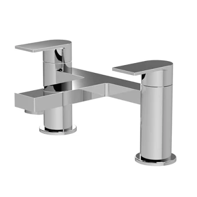 Image of Contemporary Deck Mounted Bath Filler Tap Chrome Balterley