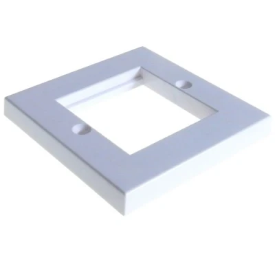 Image of kenable Faceplate 2 Port 86 x 86mm Low Profile Single Gang for RJ45 Modules