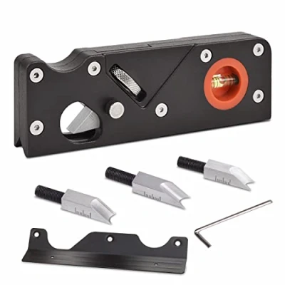 Image of Chamfer Planer Woodworking Plane Edge Corner Flattening Tool, Planers for Wood, Manual Hand Chamfering Trimming of Wood (Chamfering w/4cutters)