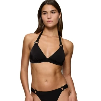 Image of Triumph Midnight SWIM Bikini top, Women&#039;s, Size: 12xD, Black