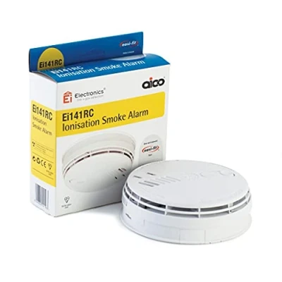 Image of Aico EI141RC Mains Ionisation Smoke Alarm with 9V Battery Back up