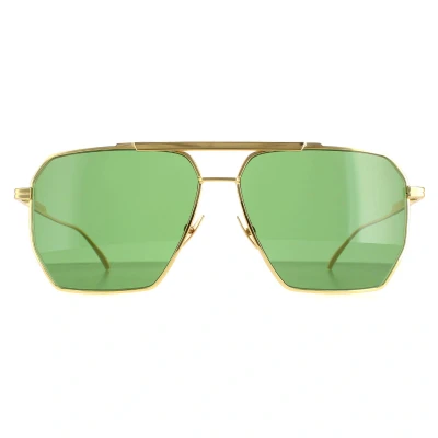 Image of Sunglasses Bottega veneta Bv1012s col. 004 Man Pilot Gold