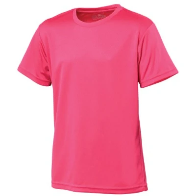 Image of AWD Just Cool Kids Breathable T Shirt Hot Pink 12/13 Years