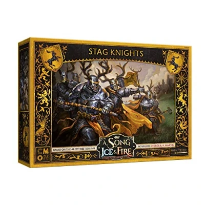 Image of CMON A Song of Ice and Fire: Stag Knights Miniatures Board Game Ages 14 Plus 2 Players 45 60 Minutes Playing Time