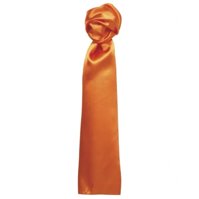 Image of Premier Scarf Ladies/Womens Plain Business (Orange) One Size