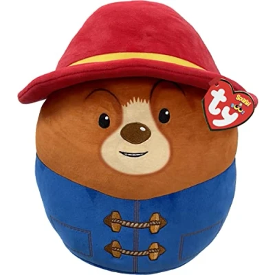 Image of TY Paddington Bear Squish a Boos 10&quot; Beanie Baby Soft Plush Toy Collectible Cuddly Stuffed Teddy