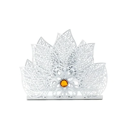 Image of Metal Napkin Holder Paper Dispenser Tissue Rack Home Party Dining Table Decor