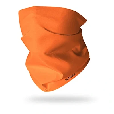 Image of Ruffnek ORANGE FLUORESCENT Hi Vis/Neon Neckwarmer/Snood Headwear Multi Scarf Be Safe Seen, Nightbright, Safety Clothing One Size
