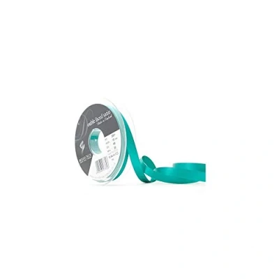 Image of Berisfords Double FACE Poly Satin Ribbon, Jade, 10 mm