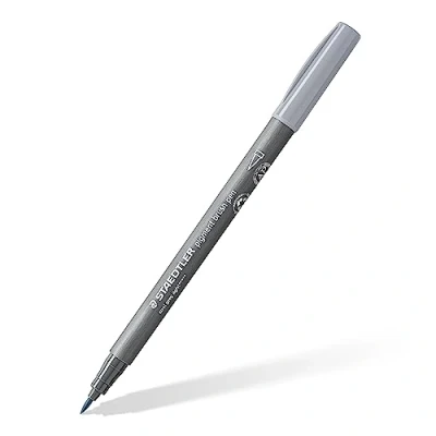 Image of STAEDTLER 371 870 Pigment Arts Brush Pen Cool Grey Light (Box of 10)