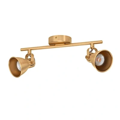 Image of EGLO Seras downlight, brushed brass gold, 2 bulb