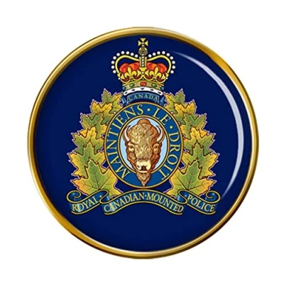 Image of RCMP Royal Canadian Mounted Police Pin Badge