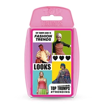 Image of Top Trumps Guide to fashion Trends Specials Card Game, Play with 30 of the most trending, iconic and distinctive styles, educational gifts toys for boys girls Aged 6 plus, Multicolore