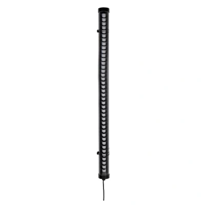 Image of Scuba 120cm Outdoor Flush Wall Lamp Black 2700K IP65
