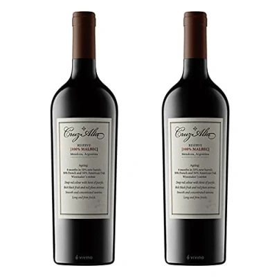 Image of Cruz Alta Reserve Malbec 75cl x 2 Bottles 14% ABV