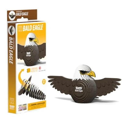Image of EUGY D5082 Bald Eagle 3D Model Craft Kit,