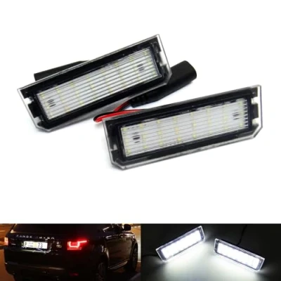 Image of 2x LED Licence Number Plate Light White Canbus For 2012+ LR RR L405 Sport L494