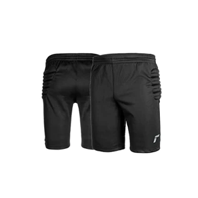 Image of Reusch Boy&#039;s Training Junior Football Goalkeeper Short Padded for Children, Black, 160