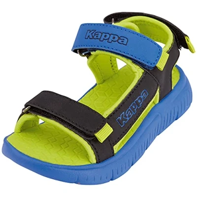 Image of Kappa Walking sandals for kids, Size: 10K, Blue/black Textile/synthetics