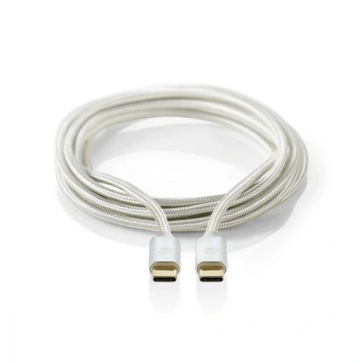 Image of Nedis USB 3.1 Cable (Gen2) Type C Male 1.0 m Aluminium