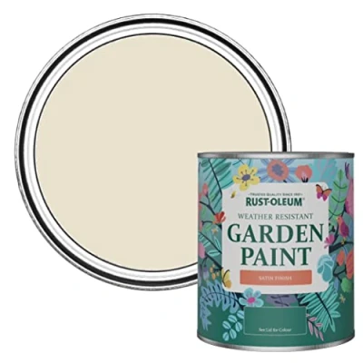 Image of Rust Oleum Beige Mould Resistant Garden Paint In Satin Finish Longsands 750ml