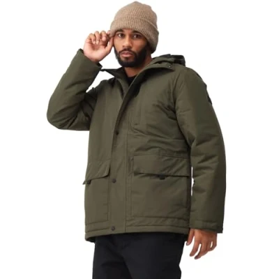 Image of Regatta Mens Salinger IV Waterproof Parka Jacket Coat Khaki XL